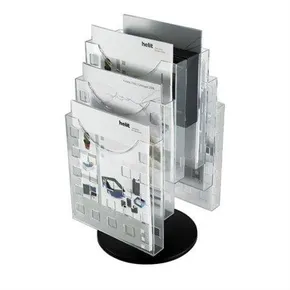 Drehständer für Kataloge, Desktop, A4, 6-teilig, HELIT